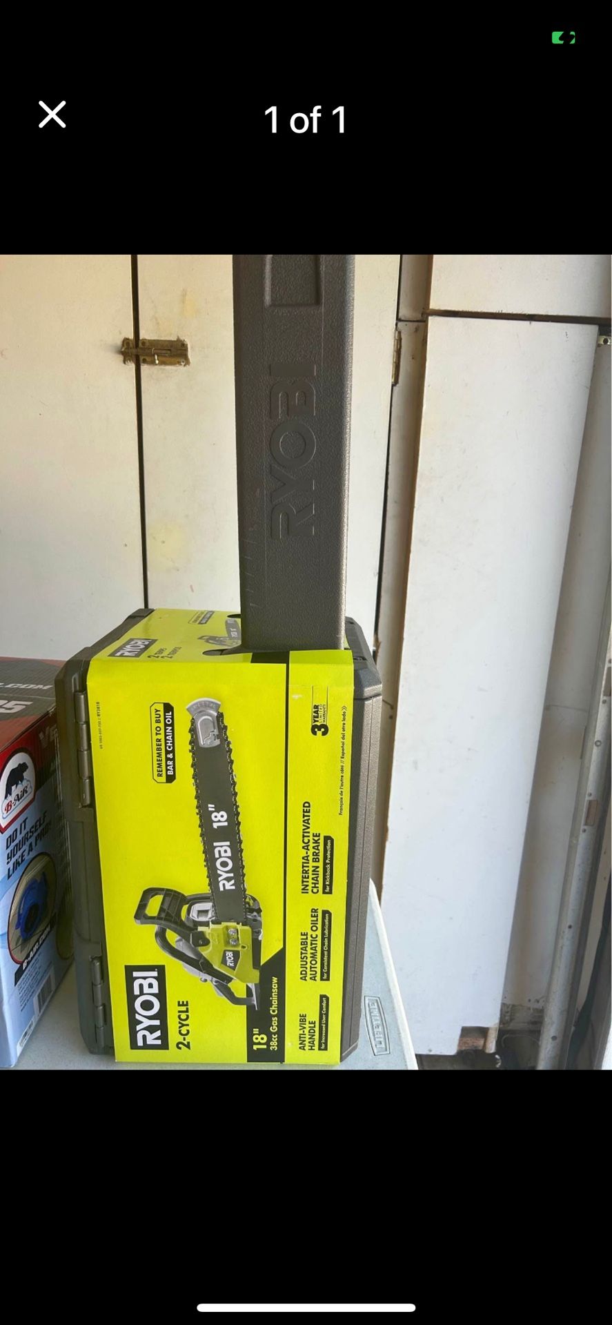 Ryobi 2-cycle 18” Gas Chainsaw