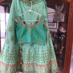 Indian Lehenga - Gota Patti 