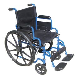 Drive Medical Blue Streak Lightweight Wheelchair – Excellent Condition