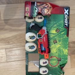 Zuru Xshot Dinosaur Nerf Type Gun w/ Target Dino Eggs 