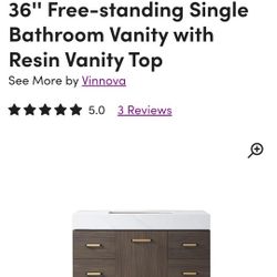 Bathroom Vanity,  Still In The Box