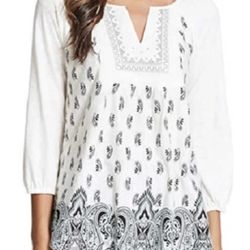 Vintage X America Women's Peasant Top, XL