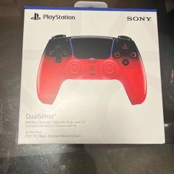Ps5 Controller Red And Black