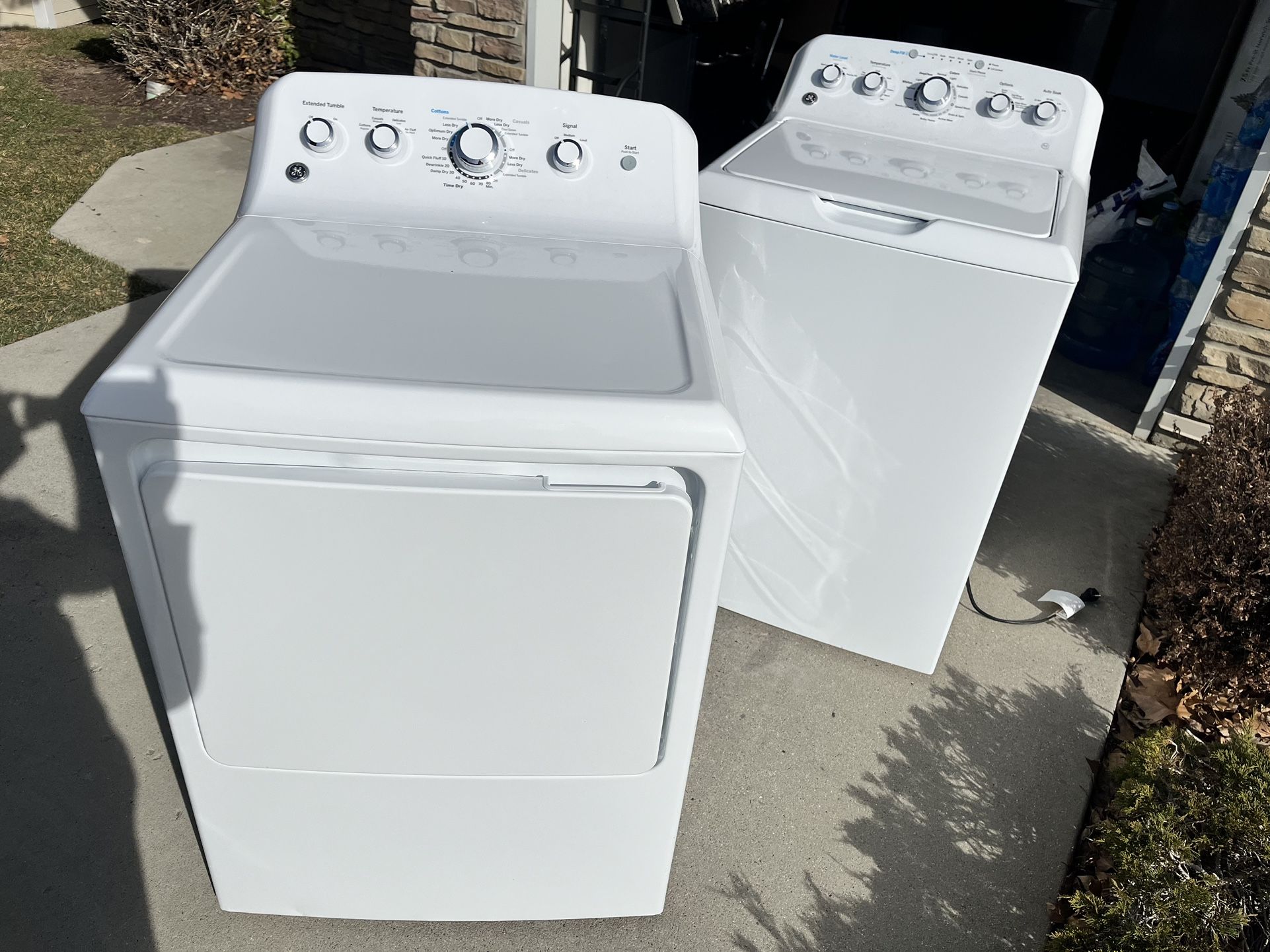 GE Washer and Dryer 