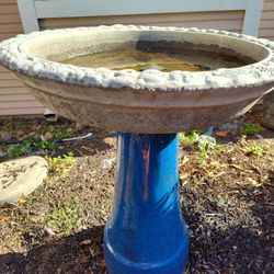All Cement Garden Decor Bird Bath Only 170$ Para Su PAJARROS DE CEMENTO PESADO 