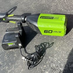 Green works 60 Amp Rechargeable Trimmer 