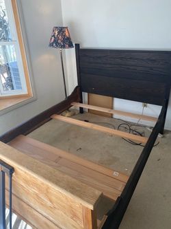 Antique Bed Frame with Headboard.
