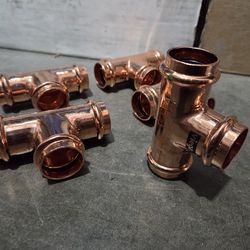 OCstar Home Supplies
ViegaProPress 1 in. Press Copper Tee pack of 5