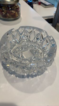 Crystal ashtray