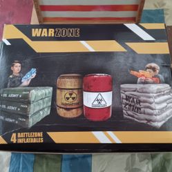 Warzone Battle Zone Inflatables 4 Piece 