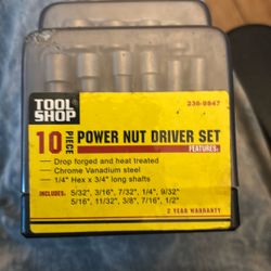 Power Nut Driver Set  10pc