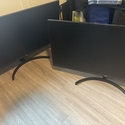 2 X 35” LG 4k Monitors 