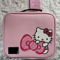 Impressions Vanity Hello Kitty Cosmetic Bag with Faux Leather, Travel Toiletry Bag
