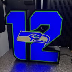 Seattle 12th Man Light Box