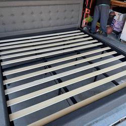 King Bed Frame. With Mattress.  By DreamCloud. Excellent Condition!