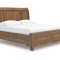 California King Ashley Furniture Bed - Vandenmore Storage Bed