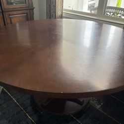 Round Wood Table (60” Diameter)