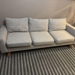 Grey 3 Seat Couch 