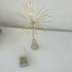 Christmas tree light up star