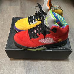 Jordan 5s. “What The” 