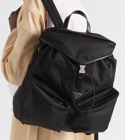 Prada Re Nylon Black Backpack