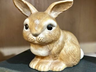 Vintage Hand-painted Ceramic Rabbit