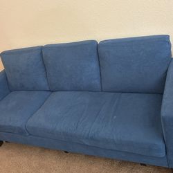 Convertible Sectional Sofa Sofa With 3 Seats Fabric L-Shaped Sofa, Removable Ottoman Style, Small Sofa For Small Apartments, Living Rooms And Offices