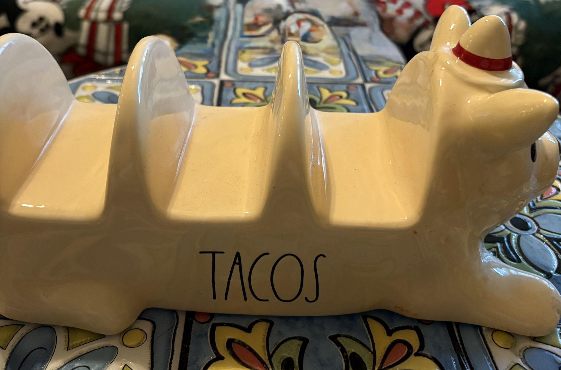 Rae Dunn Chihuahua taco holder