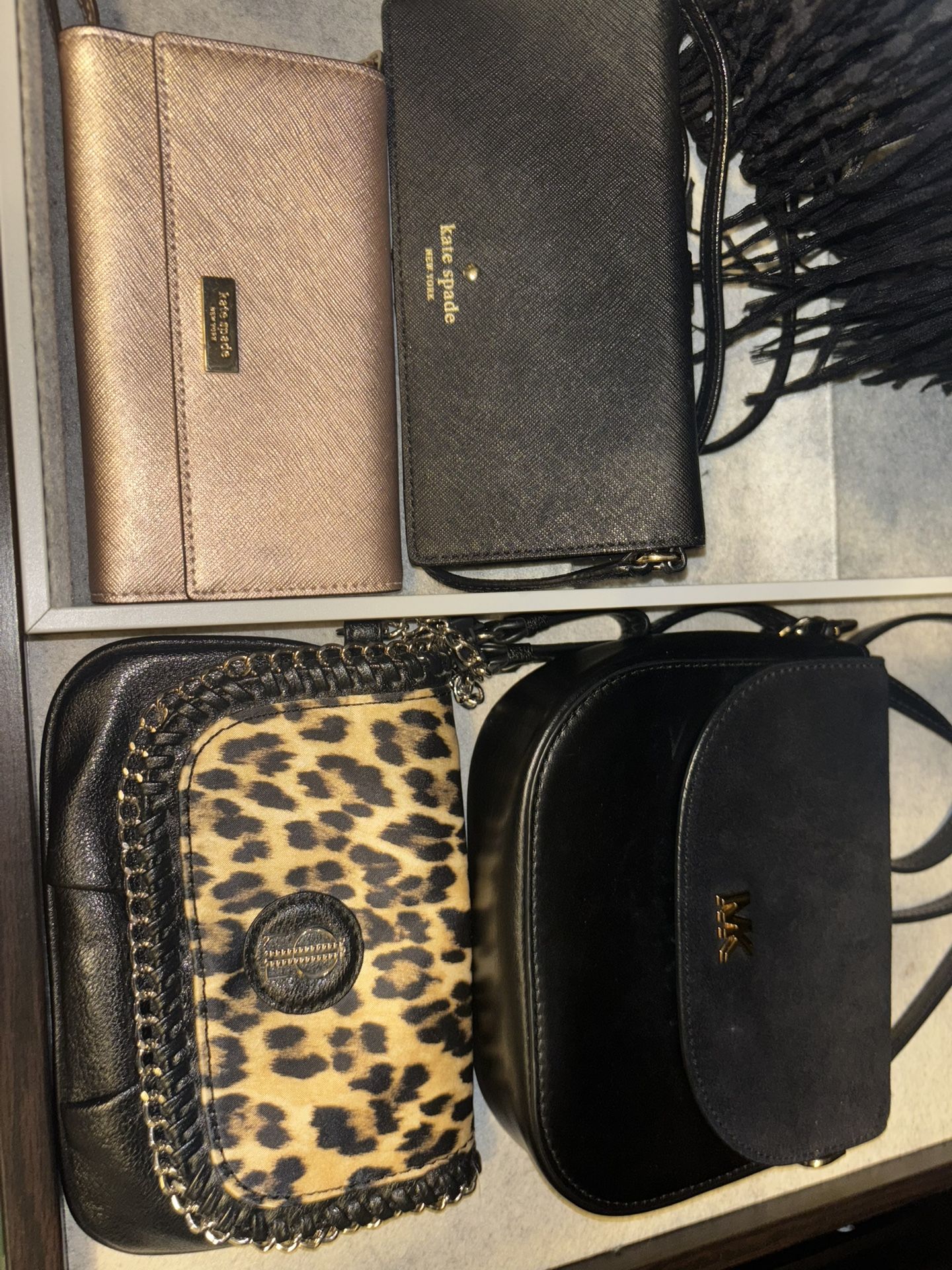 4 Crossbody Bags Kate Spade ♠️ MK JL New Mint Condition Must Sell Woman Bags