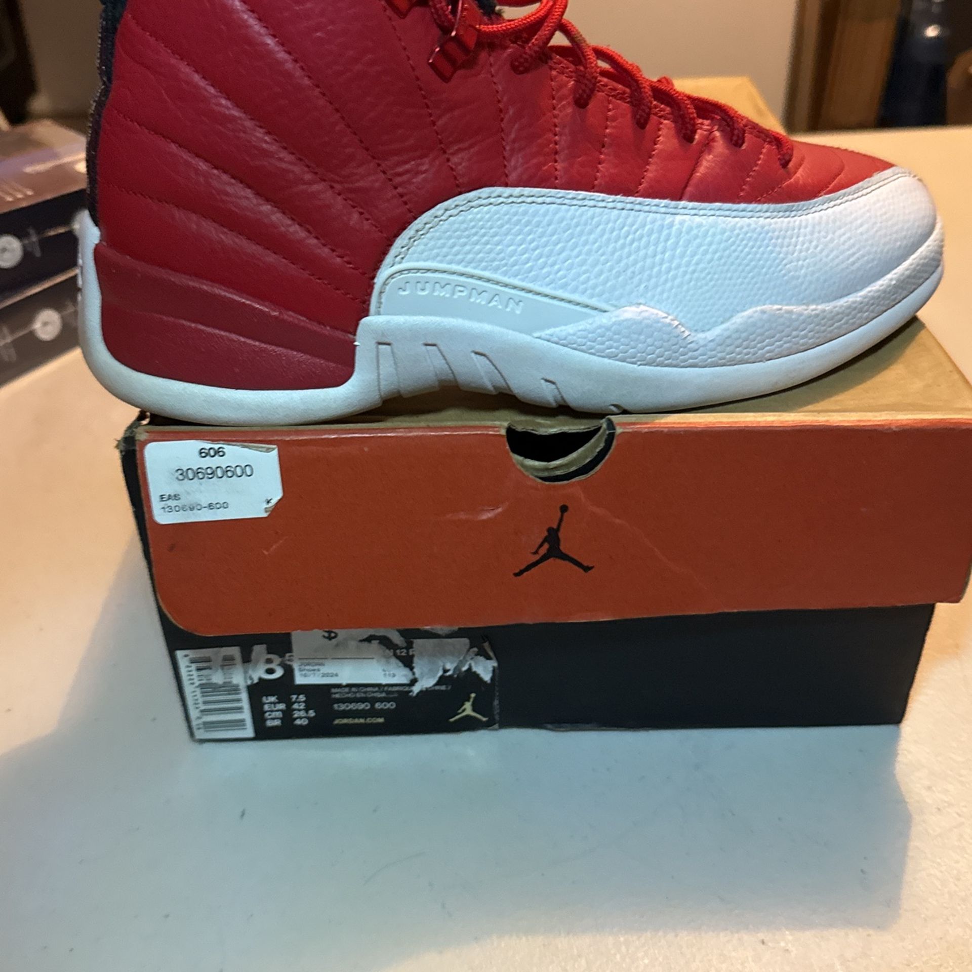 Jordan ‘S 12 Gym Red