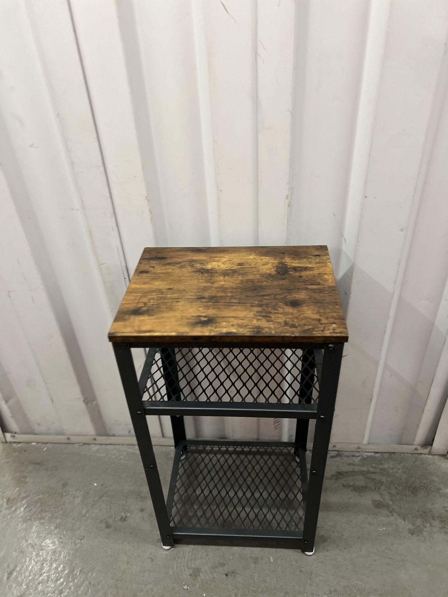 Rustic 3 Level Entryway Table