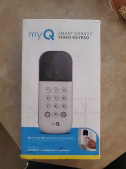 My Q Smart Garage Video Keybad