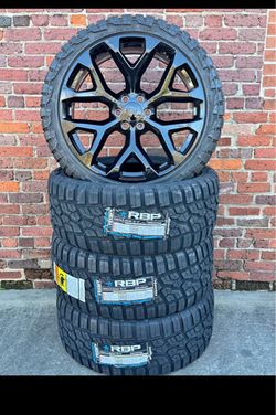 22” 24” Chevy GMC Snowflake wheels / Tires (We Finance)