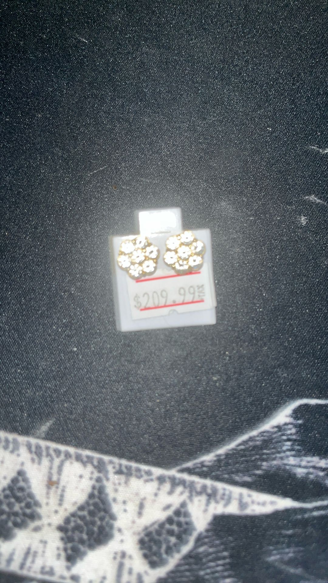 Gold Diamond Earrings