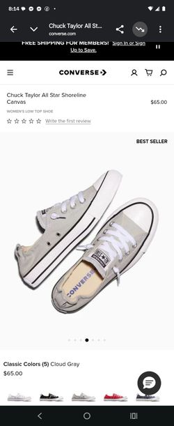 Converse Grey Chucks-Slip On