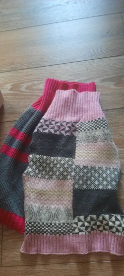 2 Medium Dog Sweaters