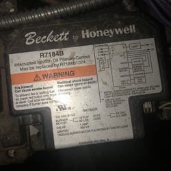 Beckett R7184B Furnace Ignition Control