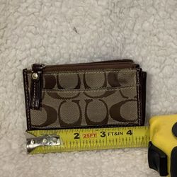 Authentic coach change purse