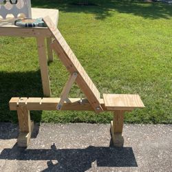 Wood Workout Bench