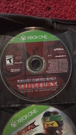 TMNT Mutants in Manhattan Xbox One Disc
