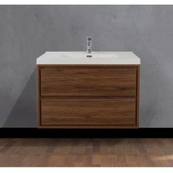 Saggia Floating Vanity – 42” (Without Top)