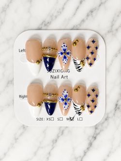 ✨ Handmade Luxury Press-On Nails | $15 | Buy 2 Get $3 Off ✨