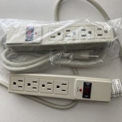 Power Outlet Strip Surge Suppressor. Each: $9, Set of 2: $15