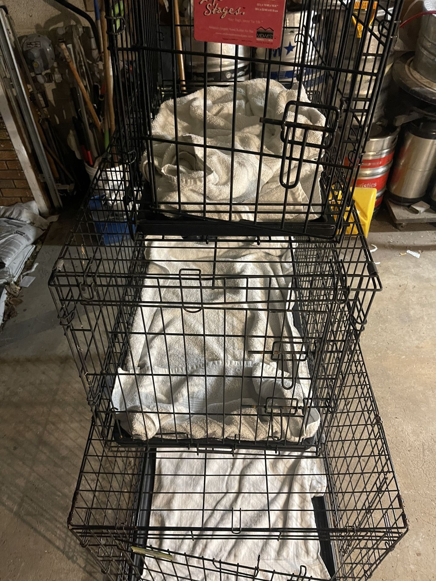 L 42” Black Dog Crate