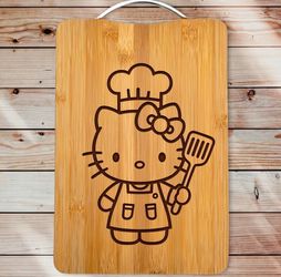 Hello Kitty Engraved cutting board