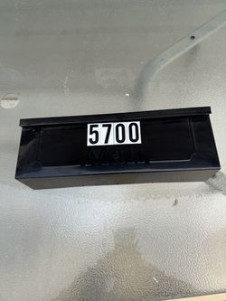 Black Metal Wall-Mount Mail Slot