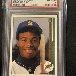 1989 Upper Deck Ken Griffey Jr PSA 8 Rookie RC 