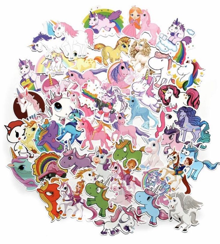 Girls stickers .50c Each