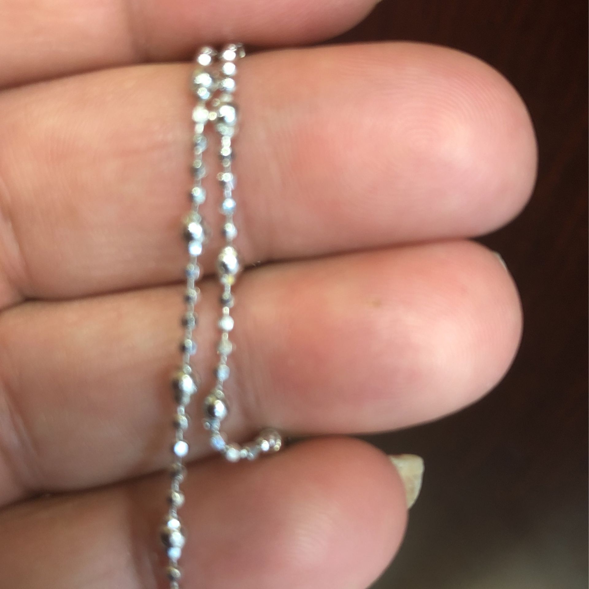 Pure sterling silver designer anklet adjustable size