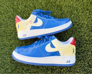Nike Air Force 1 Sheed Low Blue 313340-411 Authentic NO BOX DS 2005 Youth 6.5 Y